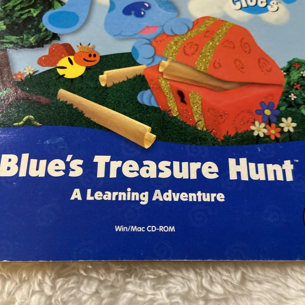 Blue's Treasure Hunt‎ Blues Clues CD-Rom PC Manual Only